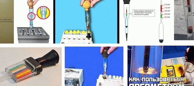 как да използвате хидрометър за батерията