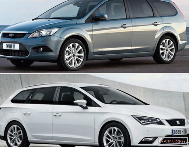 Сравнение между Ford Focus Wagon и Seat Leon ST FR