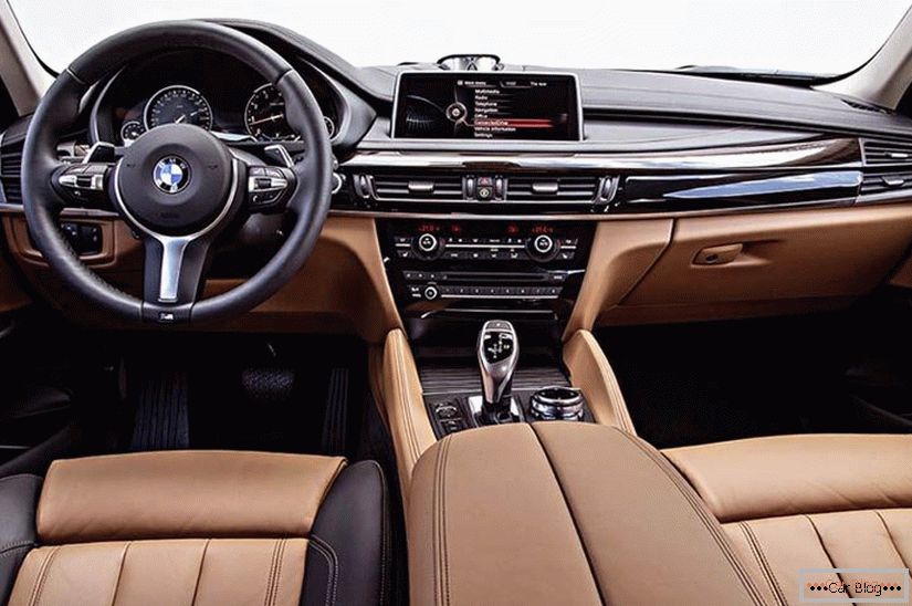 BMW X6 2015 салон
