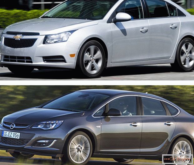 Автомобили Chevrolet Cruze или Opel Astra са дългогодишни конкуренти на автомобилния пазар