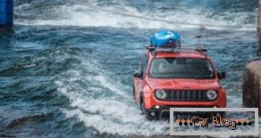 Jeep Renegade принял участие в «рафтинге» 2