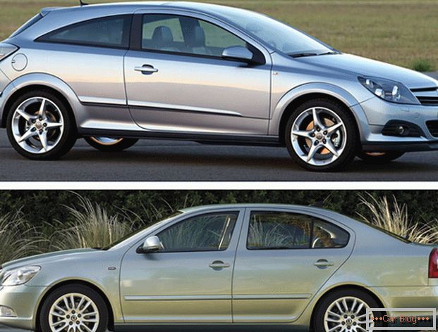 Сравнение на две европейски автомобили - Opel Astra и Шкода Октавия
