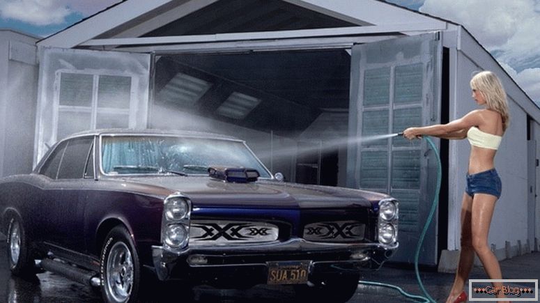 Как да измиете колата с маркуч
