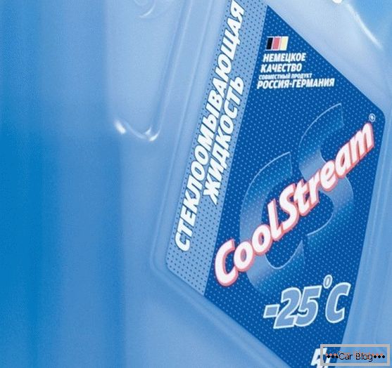 Coolstream - течност за предно стъкло, произведена в Русия