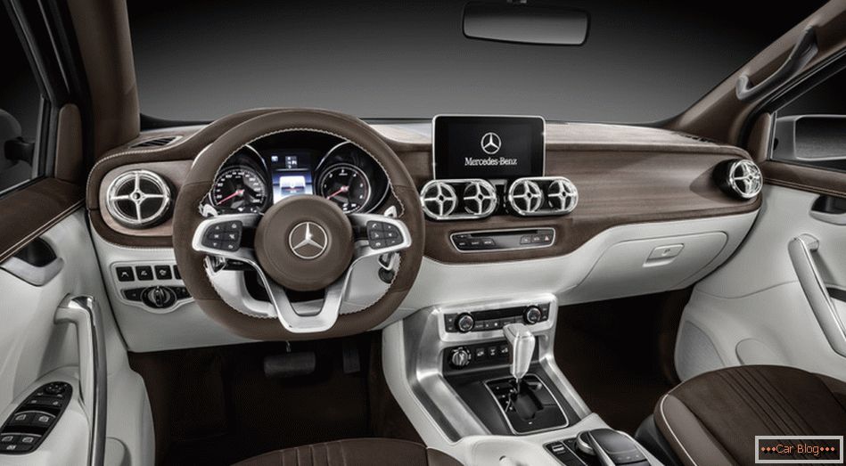 Немцы представили концепт нового пикапа Mercedes-Benz X-класа