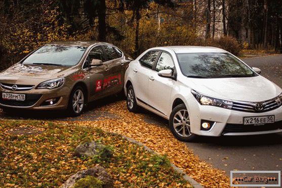 Автомобили Тойота Корола и Opel Astra - очередное противостояние японских инноваций и немецкого качества