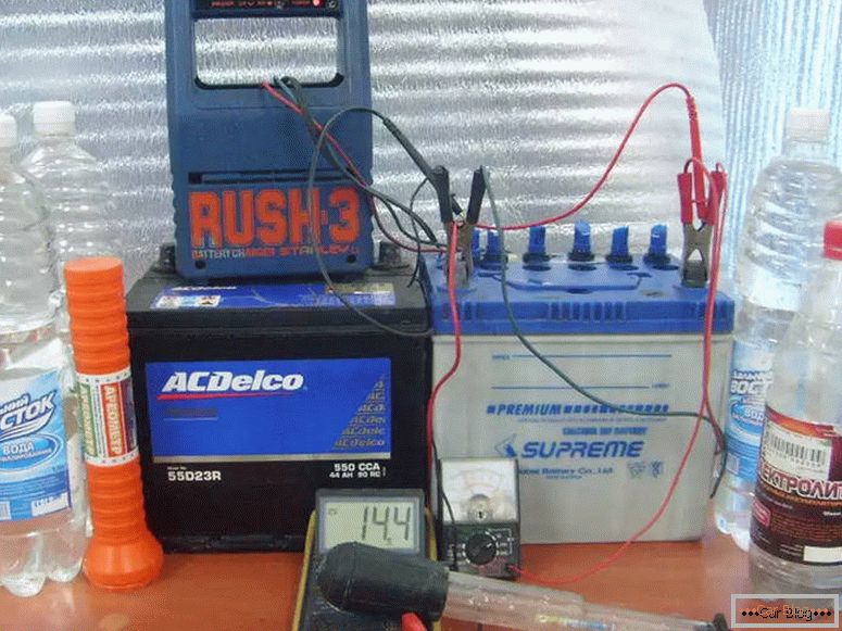 каква е подготовката на електролита за батериите