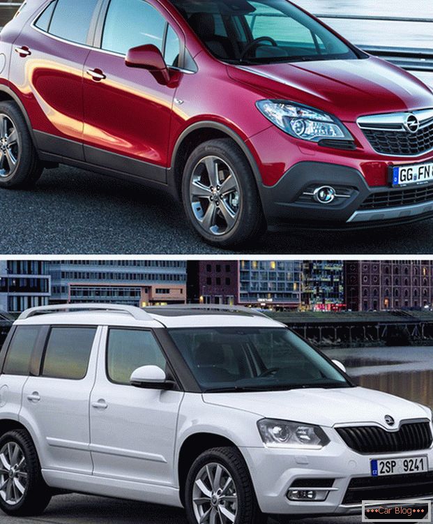 Несмотря на свои существенные различия, автомобили Opel Mokka и Skoda Yeti очень популярны среди автолюбителей