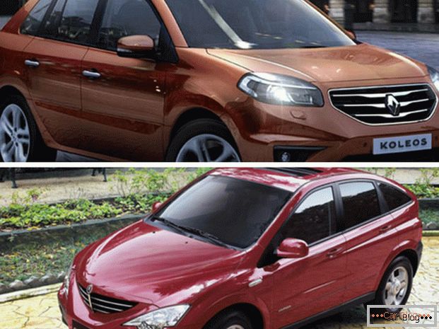 Сравнение автомобилей Рено Колеос и Скаунджонг Актън