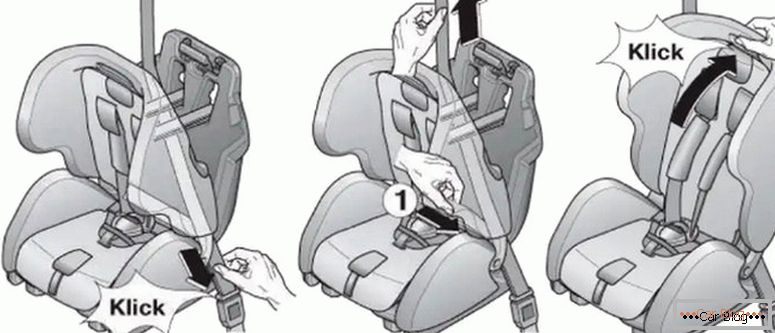 как да инсталирате детска седалка в колата на видео