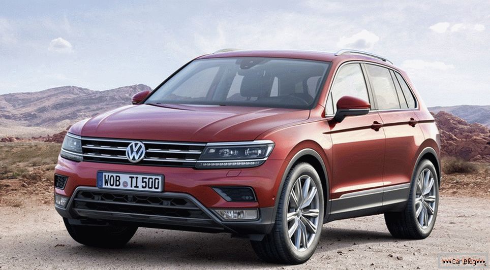 Volkswagen озвучил ценник на новопоколенный Tiguan
